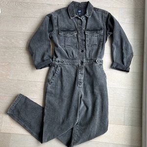GAP utility denim jumpsuit